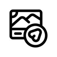 share post line icon. Clean and minimalist icon for websites, mobile apps, presentations, and logos. Fully scalable and customizable for any project. vector