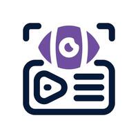 views dual tone icon. Sleek and modern icon for websites, mobile apps, marketing materials, and corporate design. Fully scalable and ready to use. vector