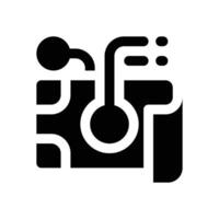 digital financial glyph icon. Strong and solid icon for websites, mobile interfaces, presentations, and visual branding. High quality and easy to edit. vector