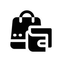 cashless payment glyph icon. Strong and solid icon for websites, mobile interfaces, presentations, and visual branding. High quality and easy to edit. vector