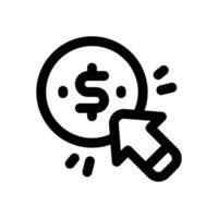 buying line icon. Clean and minimalist icon for websites, mobile apps, presentations, and logos. Fully scalable and customizable for any project. vector