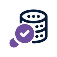 search data dual tone icon. Sleek and modern icon for websites, mobile apps, marketing materials, and corporate design. Fully scalable and ready to use. vector
