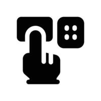 pin code glyph icon. Strong and solid icon for websites, mobile interfaces, presentations, and visual branding. High quality and easy to edit. vector