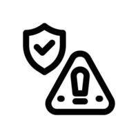 prevention line icon. Clean and minimalist icon for websites, mobile apps, presentations, and logos. Fully scalable and customizable for any project. vector