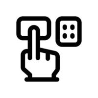 pin code line icon. Clean and minimalist icon for websites, mobile apps, presentations, and logos. Fully scalable and customizable for any project. vector