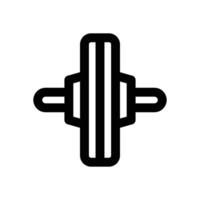 roller line icon. Clean and minimalist icon for websites, mobile apps, presentations, and logos. Fully scalable and customizable for any project. vector
