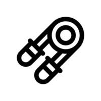 hand grip line icon. Clean and minimalist icon for websites, mobile apps, presentations, and logos. Fully scalable and customizable for any project. vector