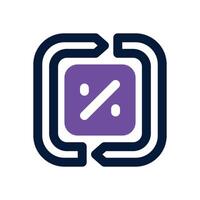 exchange rate dual tone icon. Sleek and modern icon for websites, mobile apps, marketing materials, and corporate design. Fully scalable and ready to use. vector