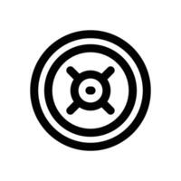 weight line icon. Clean and minimalist icon for websites, mobile apps, presentations, and logos. Fully scalable and customizable for any project. vector