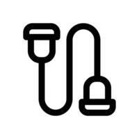 chest expander line icon. Clean and minimalist icon for websites, mobile apps, presentations, and logos. Fully scalable and customizable for any project. vector