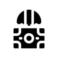 money insurance glyph icon. Strong and solid icon for websites, mobile interfaces, presentations, and visual branding. High quality and easy to edit. vector