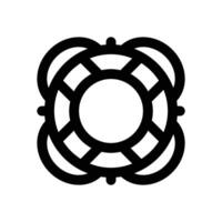 life sever line icon. Clean and minimalist icon for websites, mobile apps, presentations, and logos. Fully scalable and customizable for any project. vector