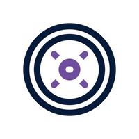 weight dual tone icon. Sleek and modern icon for websites, mobile apps, marketing materials, and corporate design. Fully scalable and ready to use. vector