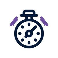 stopwatch dual tone icon. Sleek and modern icon for websites, mobile apps, marketing materials, and corporate design. Fully scalable and ready to use. vector