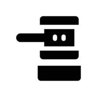 govel glyph icon. Strong and solid icon for websites, mobile interfaces, presentations, and visual branding. High quality and easy to edit. vector