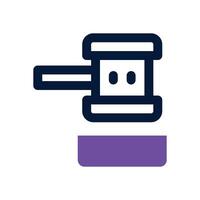 govel dual tone icon. Sleek and modern icon for websites, mobile apps, marketing materials, and corporate design. Fully scalable and ready to use. vector