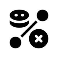 remove database glyph icon. Strong and solid icon for websites, mobile interfaces, presentations, and visual branding. High quality and easy to edit. vector