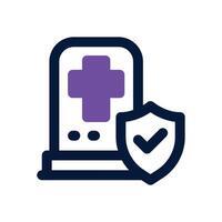 funural dual tone icon. Sleek and modern icon for websites, mobile apps, marketing materials, and corporate design. Fully scalable and ready to use. vector