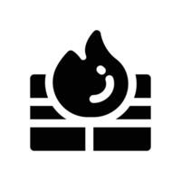 firewall glyph icon. Strong and solid icon for websites, mobile interfaces, presentations, and visual branding. High quality and easy to edit. vector