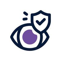 preventive dual tone icon. Sleek and modern icon for websites, mobile apps, marketing materials, and corporate design. Fully scalable and ready to use. vector