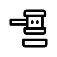 govel line icon. Clean and minimalist icon for websites, mobile apps, presentations, and logos. Fully scalable and customizable for any project. vector