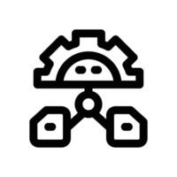 file management line icon. Clean and minimalist icon for websites, mobile apps, presentations, and logos. Fully scalable and customizable for any project. vector