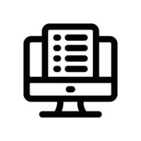 exam line icon. Clean and minimalist icon for websites, mobile apps, presentations, and logos. Fully scalable and customizable for any project. vector