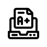 score line icon. Clean and minimalist icon for websites, mobile apps, presentations, and logos. Fully scalable and customizable for any project. vector