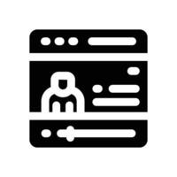 streaming glyph icon. Strong and solid icon for websites, mobile interfaces, presentations, and visual branding. High quality and easy to edit. vector