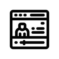 streaming line icon. Clean and minimalist icon for websites, mobile apps, presentations, and logos. Fully scalable and customizable for any project. vector