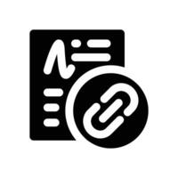 binding glyph icon. Strong and solid icon for websites, mobile interfaces, presentations, and visual branding. High quality and easy to edit. vector