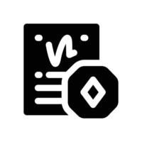 smart contract glyph icon. Strong and solid icon for websites, mobile interfaces, presentations, and visual branding. High quality and easy to edit. vector