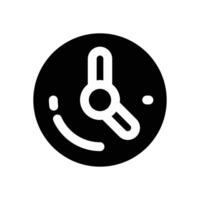 time glyph icon. Strong and solid icon for websites, mobile interfaces, presentations, and visual branding. High quality and easy to edit. vector