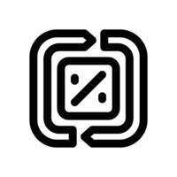 exchange rate line icon. Clean and minimalist icon for websites, mobile apps, presentations, and logos. Fully scalable and customizable for any project. vector