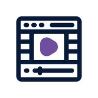 dual tone icon. Sleek and modern icon for websites, mobile apps, marketing materials, and corporate design. Fully scalable and ready to use. vector