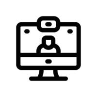 call line icon. Clean and minimalist icon for websites, mobile apps, presentations, and logos. Fully scalable and customizable for any project. vector