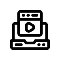browser line icon. Clean and minimalist icon for websites, mobile apps, presentations, and logos. Fully scalable and customizable for any project. vector