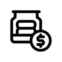 funel line icon. Clean and minimalist icon for websites, mobile apps, presentations, and logos. Fully scalable and customizable for any project. vector