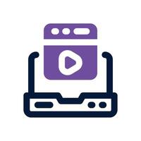 browser dual tone icon. Sleek and modern icon for websites, mobile apps, marketing materials, and corporate design. Fully scalable and ready to use. vector