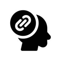 restrict glyph icon. Strong and solid icon for websites, mobile interfaces, presentations, and visual branding. High quality and easy to edit. vector