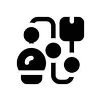 process glyph icon. Strong and solid icon for websites, mobile interfaces, presentations, and visual branding. High quality and easy to edit. vector