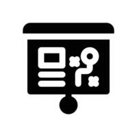 strategy glyph icon. Strong and solid icon for websites, mobile interfaces, presentations, and visual branding. High quality and easy to edit. vector