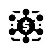passive income glyph icon. Strong and solid icon for websites, mobile interfaces, presentations, and visual branding. High quality and easy to edit. vector