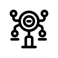 data line icon. Clean and minimalist icon for websites, mobile apps, presentations, and logos. Fully scalable and customizable for any project. vector