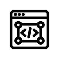 development line icon. Clean and minimalist icon for websites, mobile apps, presentations, and logos. Fully scalable and customizable for any project. vector