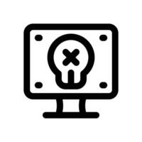 hacking line icon. Clean and minimalist icon for websites, mobile apps, presentations, and logos. Fully scalable and customizable for any project. vector