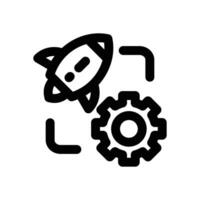 agile line icon. Clean and minimalist icon for websites, mobile apps, presentations, and logos. Fully scalable and customizable for any project. vector