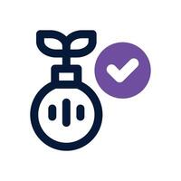 innovation dual tone icon. Sleek and modern icon for websites, mobile apps, marketing materials, and corporate design. Fully scalable and ready to use. vector