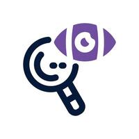 vision dual tone icon. Sleek and modern icon for websites, mobile apps, marketing materials, and corporate design. Fully scalable and ready to use. vector