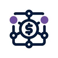 passive income dual tone icon. Sleek and modern icon for websites, mobile apps, marketing materials, and corporate design. Fully scalable and ready to use. vector
